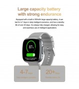 ET593 ECG Bluetooth Call Sports Watch Body Temperature Health Monitoring Smart Watch - Black