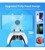 DOBE X Shape Phone Clamp Stand Holder with Adjustable Stand for Sony PlayStation 5 Controller