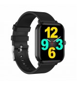 MX09 1.7 inch Bluetooth Call Heart Rate Blood Pressure Monitor Smart Watch Fitness Tracker Sport Smartwatch - Black