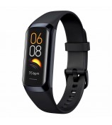 C60 1.1 inch Waterproof Smart Watch Heart Rate Blood Oxygen Monitor Body Temperature Detection Fitness Tracker Sports Smart Wristband - Black