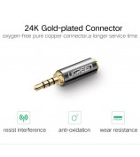 UGREEN 2.5mm Male to 3.5mm Female Stereo Audio Headphone Jack Converter Gold Plated Audio Adapter