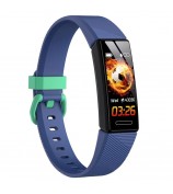 Y99C 0.96 inch Children Smart Watch IP68 Waterproof Sports Bracelet Multifunctional Health Watch with Step Count/Sleep/Heart Rate Monitoring - Blue