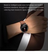 E400 1.39" Touch Screen HD Smart Bracelet Water Resistant Sports Watch ECG+PPG Health Watch with Body Temperature and Blood Oxygen Monitoring (TPU Strap) - Red