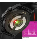 E400 1.39" Touch Screen HD Smart Bracelet Water Resistant Sports Watch ECG+PPG Health Watch with Body Temperature and Blood Oxygen Monitoring (TPU Strap) - Red