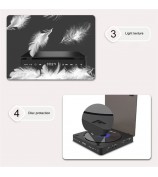 KECAG KC-708 DVD Player Touch Operation Mini CD VCD Player with Remote Control for Home Smart TV