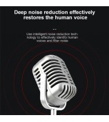 APORO T15 Portable Voice Amplifier Microphone Personal Mini HiFi Stereo Audio Speaker Supporting TF Card for Teachers Guides Instructors - Red