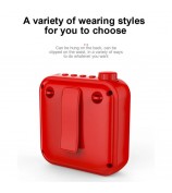 APORO T15 Portable Voice Amplifier Microphone Personal Mini HiFi Stereo Audio Speaker Supporting TF Card for Teachers Guides Instructors - Red