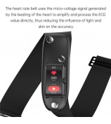 E600 1.47" HD Smart Watch Blood Oxygen Heart Rate Blood Pressure Monitoring Waterproof Sports Bracelet with Leather Strap - Black