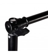 3m 3 Section Telescopic Aluminum Alloy Background Support Cross Arm Crossbar for Background Cloth Frame