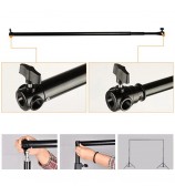 3m 3 Section Telescopic Aluminum Alloy Background Support Cross Arm Crossbar for Background Cloth Frame