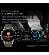 GT45 1.6-inch Outdoor Smart Watch Bluetooth Call Fitness Tracker Bracelet with Heart Rate Blood Pressure Sleep Monitor - Green