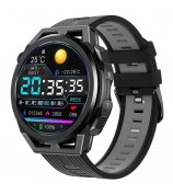 N18 2-in-1 Headset Smart Watch with Earbuds 1.53'' Screen Heart Rate Blood Pressure Fitness Tracker 4GB FLASH Memory - Black