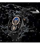 MX40 1.39" Bluetooth Smart Watch with Women Cycle, Heart Rate, Blood Pressure Monitoring Multi-Sport Smart Bracelet - Black / Black
