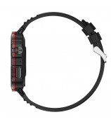 QX11 1.96-inch Display Smart Watch Bluetooth Talk Outdoor Waterproof Anti-Drop Sports Bracelet for Men - Black