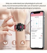 ET482 1.43" AMOLED Smart Watch Bluetooth Call, ECG Sports Bracelet with Steel Strap