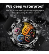 ET482 1.43" AMOLED Smart Watch Bluetooth Call, ECG Sports Bracelet with Steel Strap