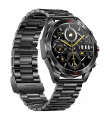 NX1 Pro Luxury Metal Business Smart Watch Health Monitoring Bluetooth Calling Waterproof Sports Watch - Black