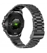 NX1 Pro Luxury Metal Business Smart Watch Health Monitoring Bluetooth Calling Waterproof Sports Watch - Black