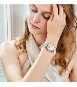 NX17 1.19-inch AMOLED Women Waterproof Bluetooth Calling Smart Watch Fitness Tracker Smart Bracelet - Pink