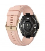 NX17 1.19-inch AMOLED Women Waterproof Bluetooth Calling Smart Watch Fitness Tracker Smart Bracelet - Pink