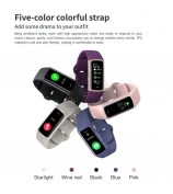 C68 1.1" Smart Bracelet Slim Fitness Watch with Heart Rate Health Monitoring  - Starlight