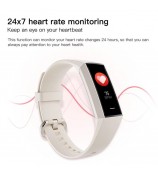 C80 1.1-Inch Screen Smart Bracelet Blood Oxygen Monitoring Watch (Touch Control) - Starlight