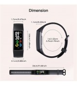 C80 1.1-Inch Screen Smart Bracelet Blood Oxygen Monitoring Watch (Touch Control) - Starlight