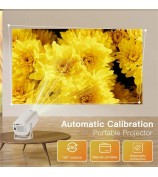 S40 1024*600P Android 11 WiFi6 Bluetooth Smart Projector Home Theater Projector Support 4K Video - US Plug