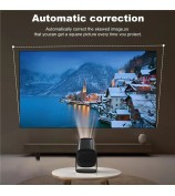 P30 Mini Projector Android 11 WiFi 6 4K 1080P Bluetooth 5.0 Home Cinema Portable Projector - Black / US Plug