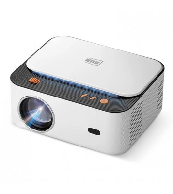 AUN Z5S Portable Full HD Home Cinema 1080P Android Video Projector 4K Movie Decode 3D Mini Smart Theater - US Plug