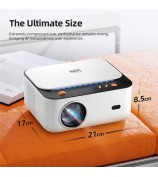 AUN Z5S Portable Full HD Home Cinema 1080P Android Video Projector 4K Movie Decode 3D Mini Smart Theater - US Plug