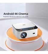 AUN Z5S Portable Full HD Home Cinema 1080P Android Video Projector 4K Movie Decode 3D Mini Smart Theater - US Plug