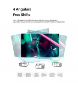 AUN U001 1080P 4K Projector Android 11 2+16GB Projector 3D LED Home Theater Support Zoom - US Plug