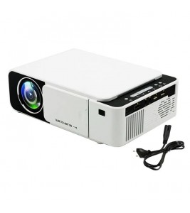 T5 Upgrade HD 1080P LED Video Projector Remote Control Office Home Theatre Device (CE Certificated) - EU Plug