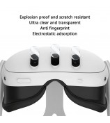 WOLMTT Lens Protector for Meta Quest 3 Dust-proof HD Clear Tempered Glass Film