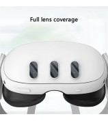 WOLMTT Lens Protector for Meta Quest 3 Dust-proof HD Clear Tempered Glass Film
