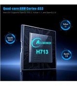 HY320 Android 11 Projector 1080P, 300ANSI, Dual WiFi 6, BT 5.0 Portable Projector Support 4K - US Plug