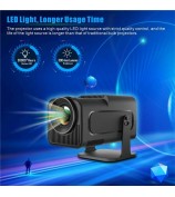 HY320 Android 11 Projector 1080P, 300ANSI, Dual WiFi 6, BT 5.0 Portable Projector Support 4K - US Plug