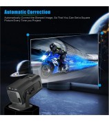 HY320 Android 11 Projector 1080P, 300ANSI, Dual WiFi 6, BT 5.0 Portable Projector Support 4K - US Plug