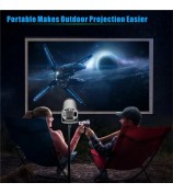 HY300 PRO Projector Android 11.0 2.4G / 5G WiFi 6 Bluetooth 5.0 1280*720P Home Theater, CE Rohs FCC Certificated - US Plug
