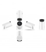 HY300 PRO Projector Android 11.0 2.4G / 5G WiFi 6 Bluetooth 5.0 1280*720P Home Theater, CE Rohs FCC Certificated - US Plug