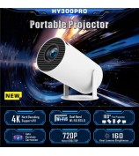 HY300 PRO Projector Android 11.0 2.4G / 5G WiFi 6 Bluetooth 5.0 1280*720P Home Theater, CE Rohs FCC Certificated - US Plug