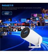 HY300 PRO Projector Android 11.0 2.4G / 5G WiFi 6 Bluetooth 5.0 1280*720P Home Theater, CE Rohs FCC Certificated - US Plug