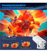 HY300 PRO Projector Android 11.0 2.4G / 5G WiFi 6 Bluetooth 5.0 1280*720P Home Theater, CE Rohs FCC Certificated - US Plug