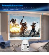 HY300 PRO Projector Android 11.0 2.4G / 5G WiFi 6 Bluetooth 5.0 1280*720P Home Theater, CE Rohs FCC Certificated - US Plug