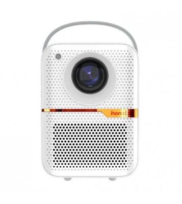 HONGTOP P11 Portable Mini Projector WiFi6 Bluetooth HD Video Home Theater 4+64G LED Projector - EU Plug