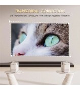 HONGTOP P11 Portable Mini Projector WiFi6 Bluetooth HD Video Home Theater 4+64G LED Projector - EU Plug