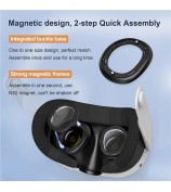 STARTRC GAMES For Meta Quest 3 VR Glasses Anti-Scratch Ring Lens + Protective Cover Set (Non-Prescription Lens)