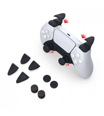8PCS/Set L2 R2 Trigger Button + Rocker Cap for Sony PS5 Gamepad
