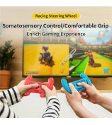 STARTRC GAMES 1 Pair Gaming Racing Steering Wheel Grip for Nintendo Switch Sports Gamepad Accessories